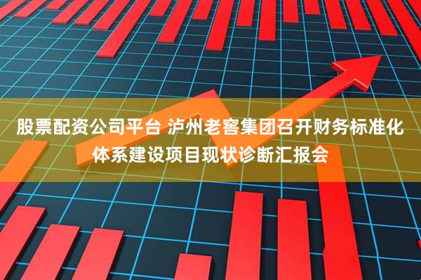 股票配资公司平台 泸州老窖集团召开财务标准化体系建设项目现状诊断汇报会