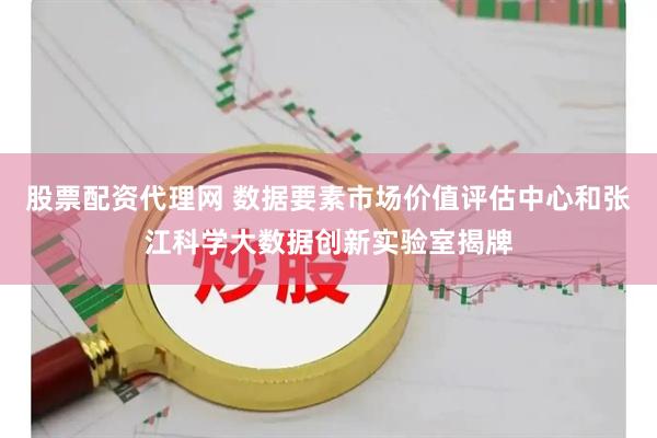 股票配资代理网 数据要素市场价值评估中心和张江科学大数据创新实验室揭牌